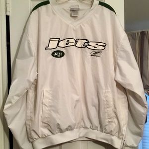 NY Jets Pullover Windbreaker Jacket